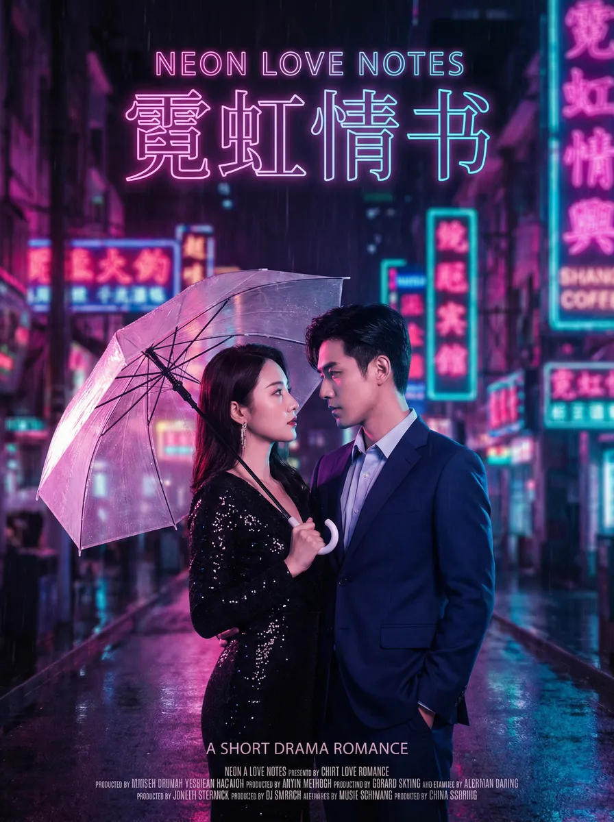 裸体美女照片 热播都市爱情短剧 - 霓虹情书海报
